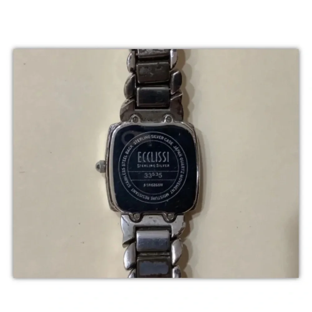 Ecclissi 33535 Sterling Silver Women Watch Japan Quartz Movement Vintage - Picture 5 of 8